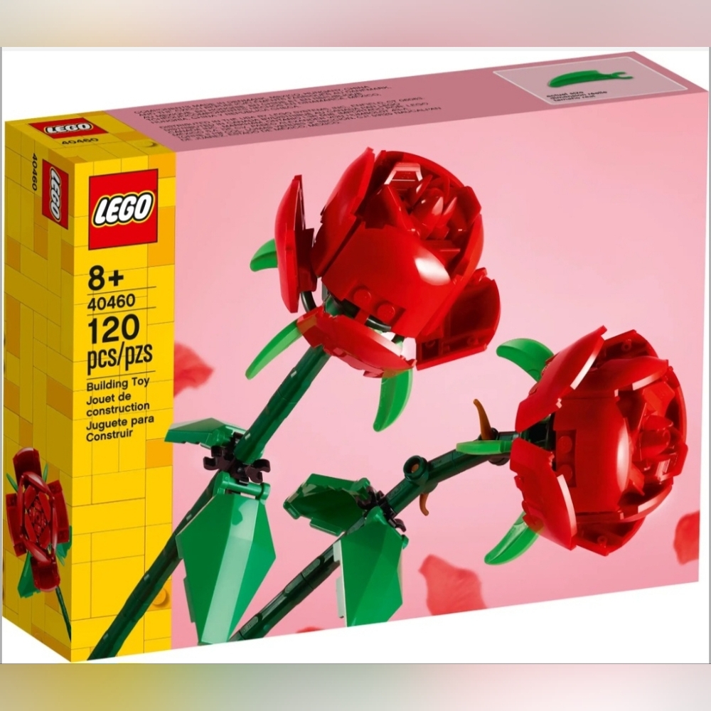 LEGO Floral Creation Set with Red and Green 40460